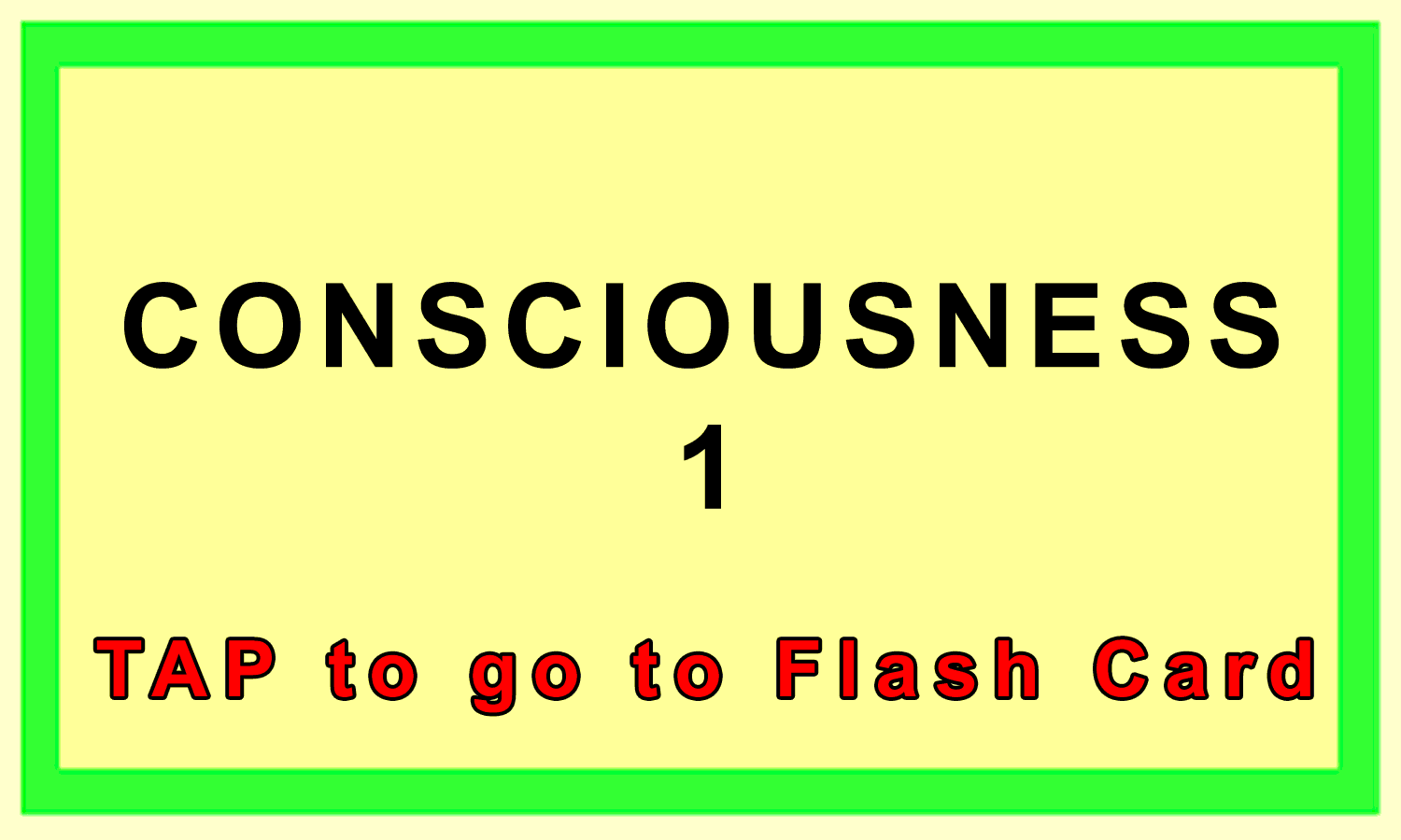 Consciousness Front